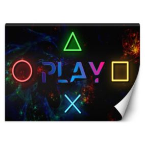 Fototapeta Feeby Napis play i przyciski do kontrolera  450x315 1 szt