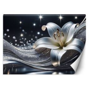 Fototapeta Feeby Natura, srebrny kwiat  450x315 1 szt