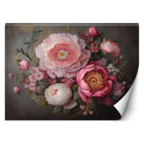 Fototapeta Feeby Naturalne kwiaty liściaste różowe  450x315 1 szt