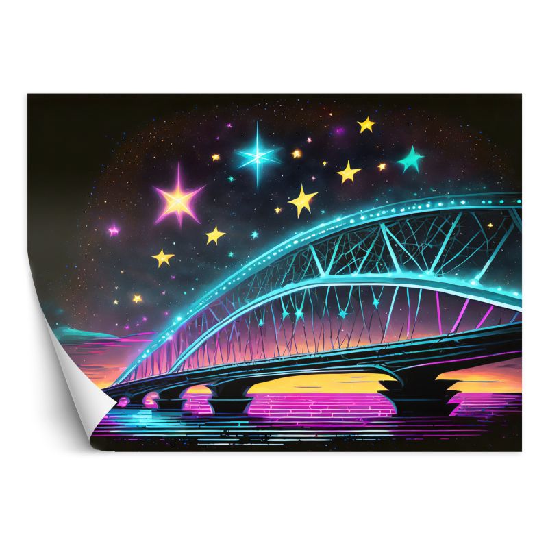 Fototapeta Feeby Neonowa architektura mostu  300x210 1 szt