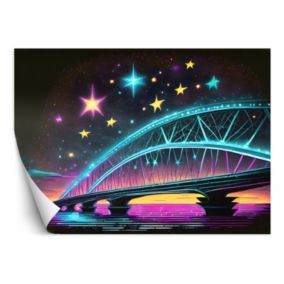Fototapeta Feeby Neonowa architektura mostu  300x210 1 szt