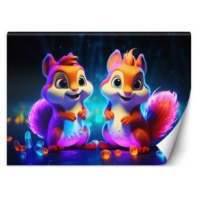 Fototapeta Feeby Neonowa wiewiórka  254x184 1 szt