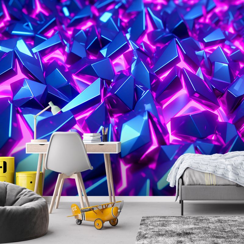 Fototapeta Feeby Neonowe kryształy 3D  300x210 1 szt