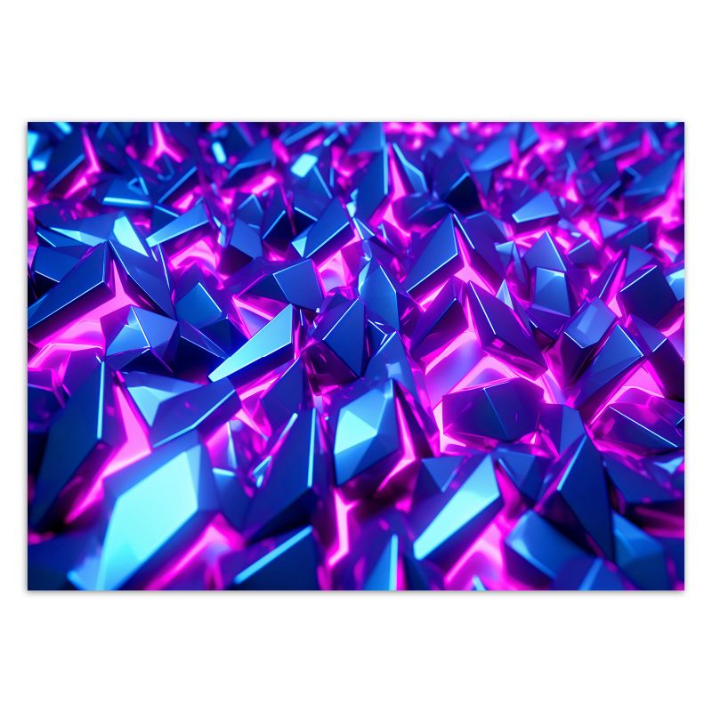 Fototapeta Feeby Neonowe kryształy 3D  300x210 1 szt