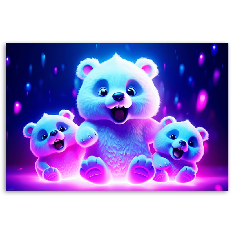Fototapeta Feeby Neonowe niedźwiadki  450x315 1 szt