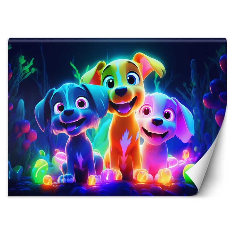 Fototapeta Feeby Neonowe psy  350x245 1 szt