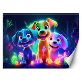 Fototapeta Feeby Neonowe psy  350x245 1 szt