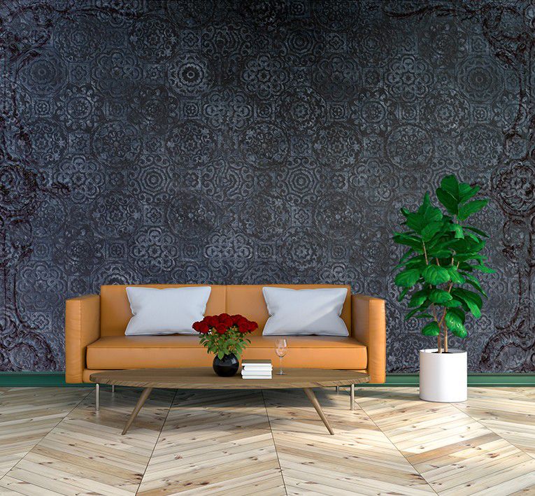 Fototapeta Feeby Niebieska mandala abstrakcja  150x105 1 szt