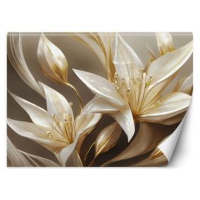 Fototapeta Feeby Obraz Lilie w złocie  400x280 1 szt