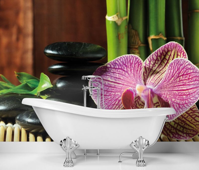 Fototapeta Feeby Orchidea kamienie zen bambus  450x315 1 szt