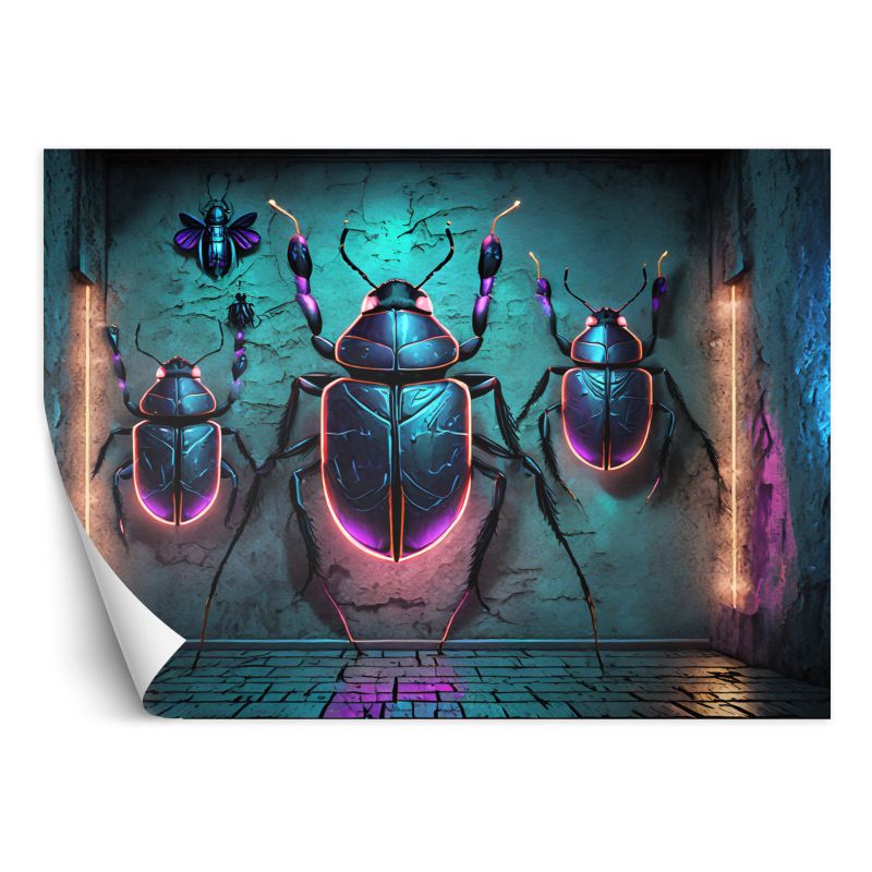 Fototapeta Feeby Owady Zwierzęta Neon  250x175 1 szt