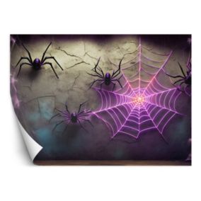 Fototapeta Feeby Pajęczyna Neon Futurystyczny  350x245 1 szt