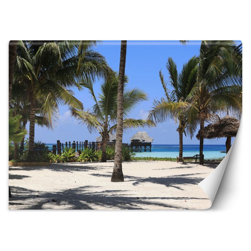 Fototapeta Feeby Palmy rajska plaża  200x140 1 szt