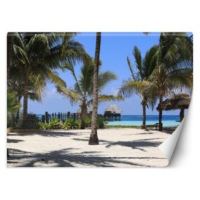 Fototapeta Feeby Palmy rajska plaża  200x140 1 szt