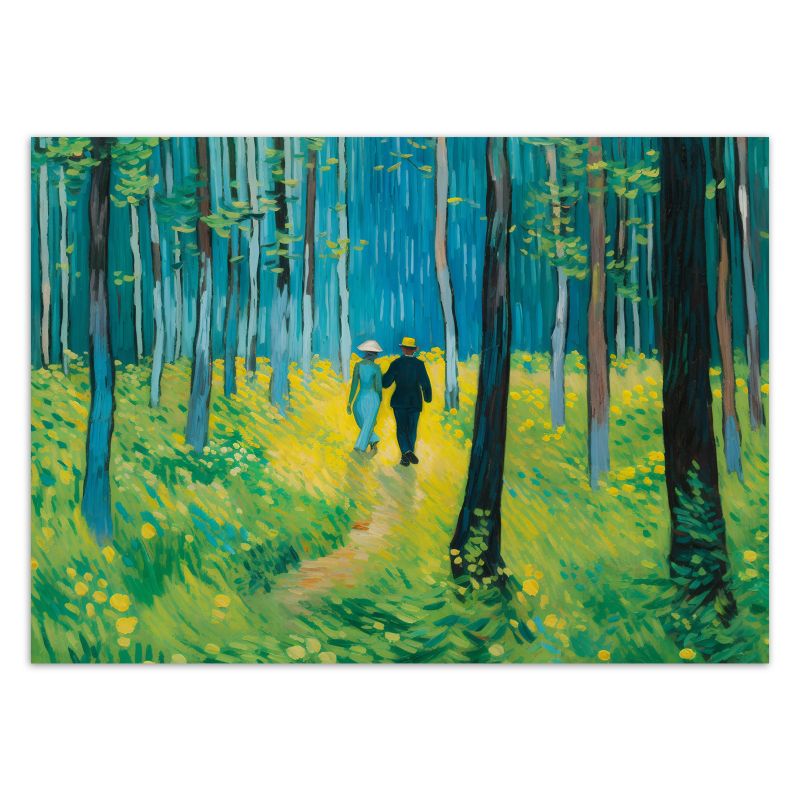 Fototapeta Feeby Para w lesie - V. van Gogh  400x280 1 szt