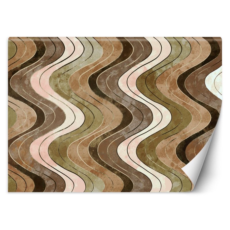 Fototapeta Feeby Pionowe falujące linie  150x105 1 szt