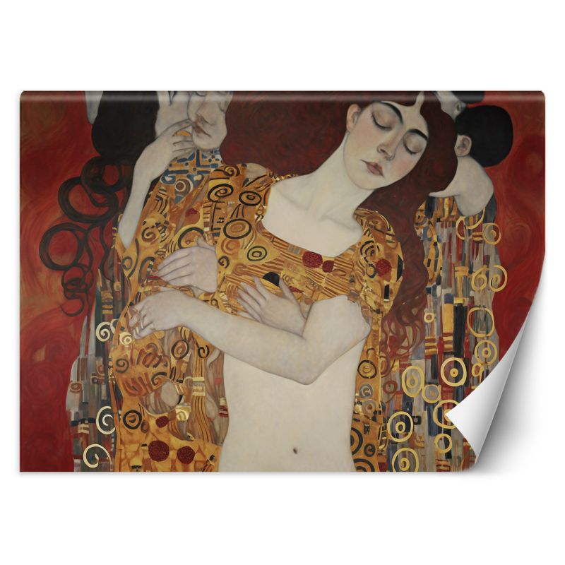 Fototapeta Feeby Pocałunek kobiet abstrakcja - G. Klimt  400x280 1 szt