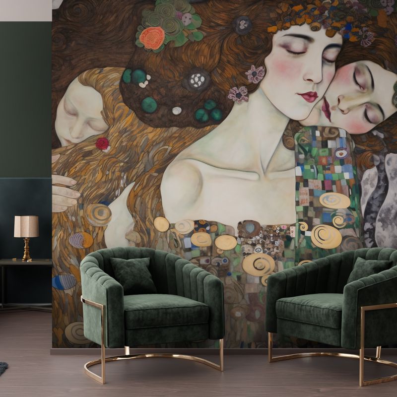 Fototapeta Feeby Pocałunek kobiet - G. Klimt  150x105 1 szt