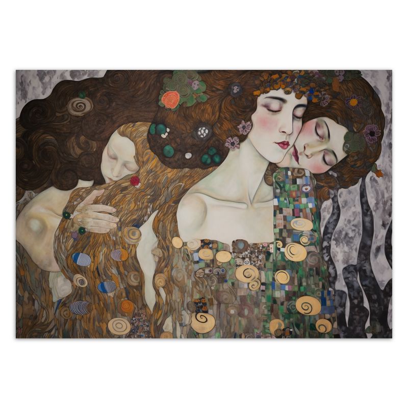 Fototapeta Feeby Pocałunek kobiet - G. Klimt  150x105 1 szt