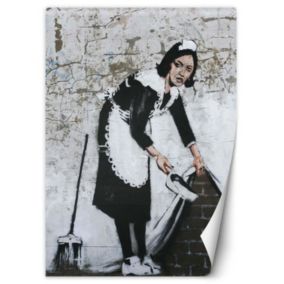 Fototapeta Feeby Pokojówka Banksy Mural Street Art  200x280 1 szt