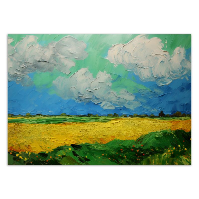 Fototapeta Feeby Pole pszenicy - V. van Gogh  450x315 1 szt