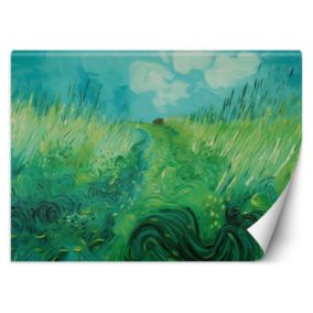 Fototapeta Feeby Pole z zieloną pszenicą - V. van Gogh  100x70 1 szt