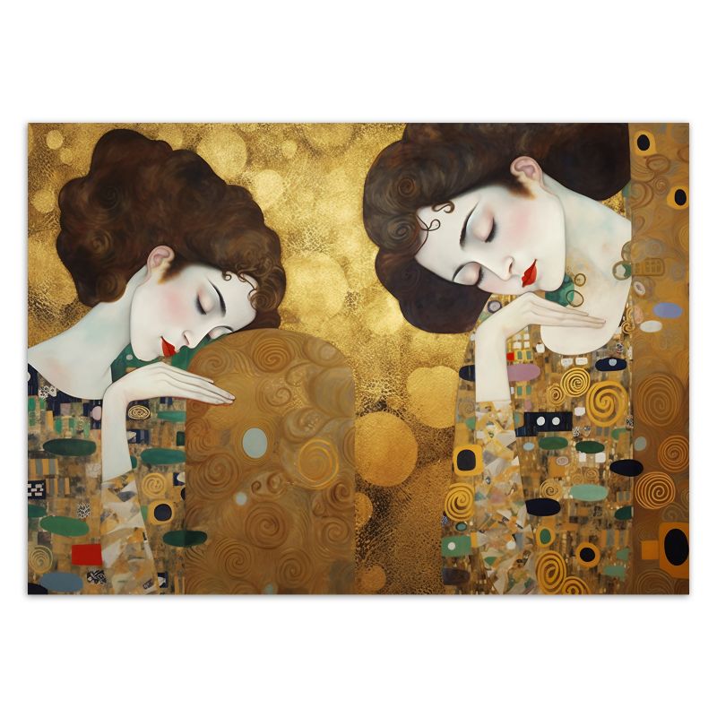 Fototapeta Feeby Portret kobiety w złocie - G. Klimt  300x210 1 szt