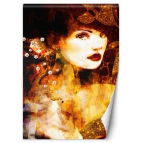 Fototapeta Feeby Portret złota kobieta akwarela  200x280 1 szt