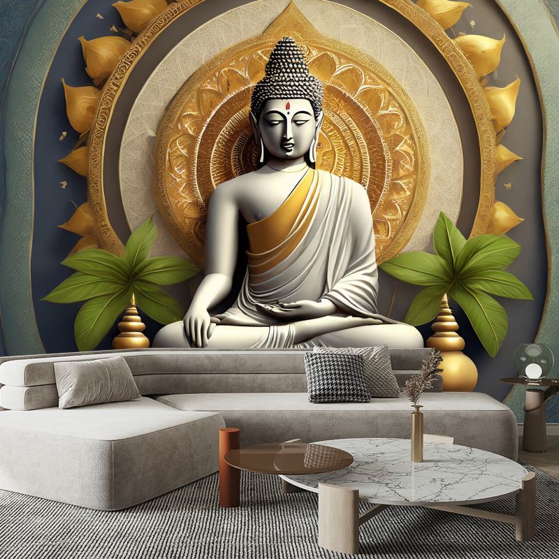 Fototapeta Feeby Posąg Buddy Zen  200x140 1 szt