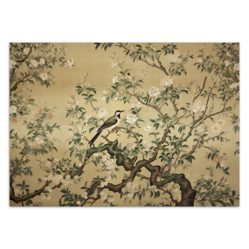 Fototapeta Feeby Ptak Abstrakcja Chinoiserie  254x184 1 szt