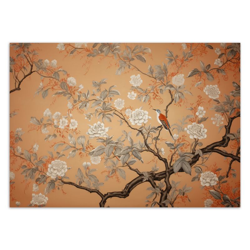 Fototapeta Feeby Ptak Drzewo Chinoiserie  300x210 1 szt