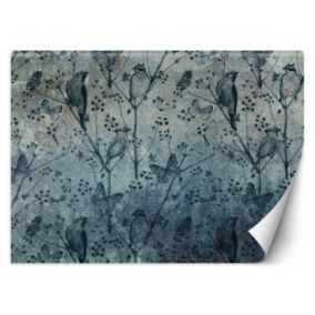 Fototapeta Feeby Ptaki i motyle na ścianie  350x245 1 szt