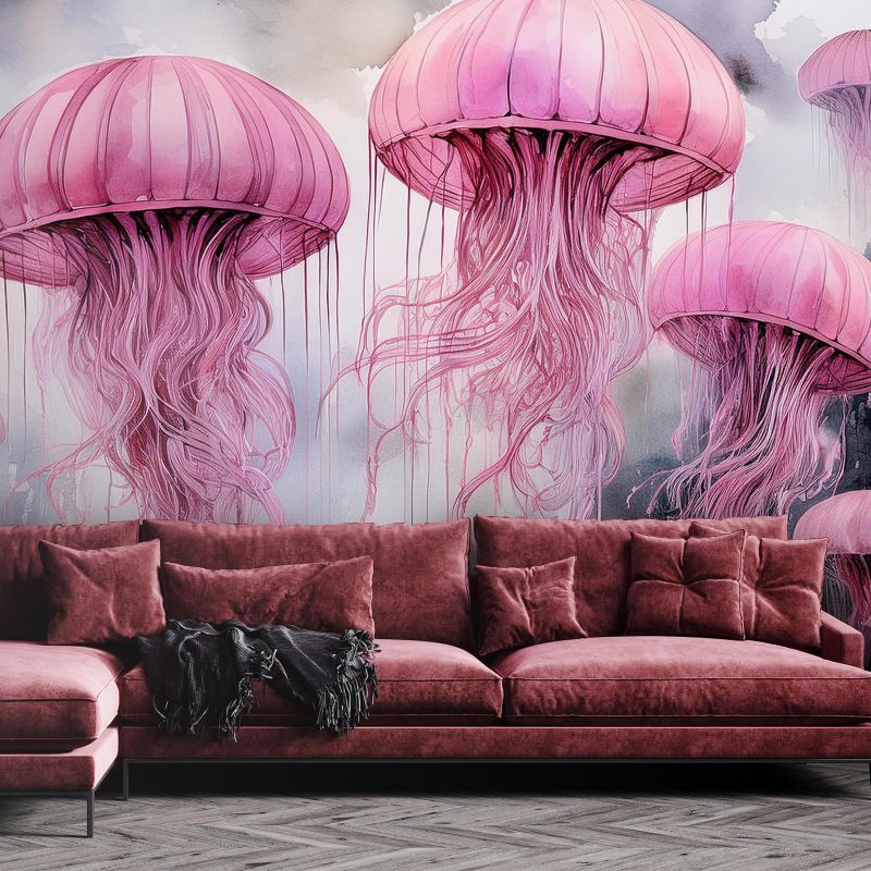 Fototapeta Feeby Różowa meduza  100x70 1 szt