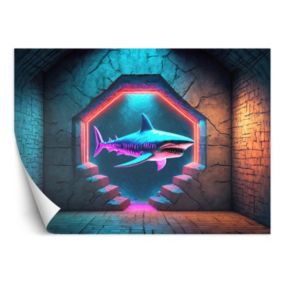 Fototapeta Feeby Rekin Zwierzęta Neon  250x175 1 szt