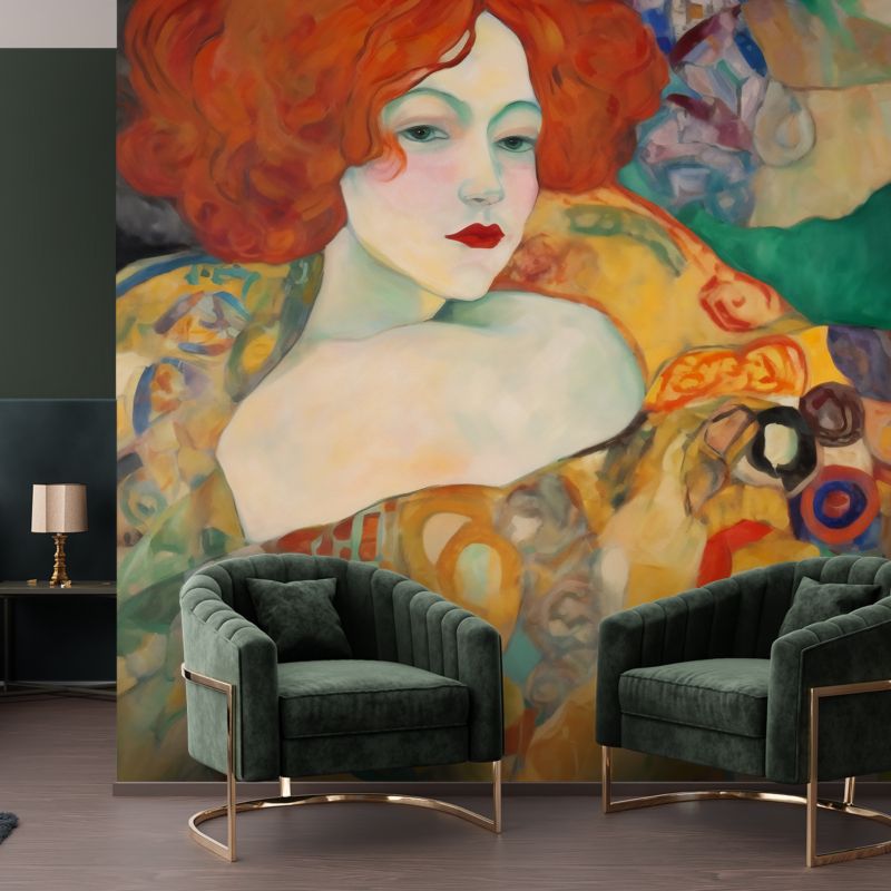 Fototapeta Feeby Rudowłosa kobieta - G. Klimt  100x70 1 szt