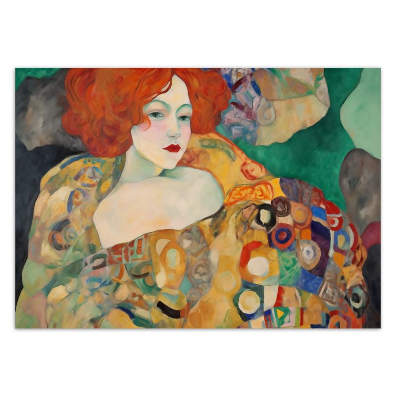 Fototapeta Feeby Rudowłosa kobieta - G. Klimt  150x105 1 szt