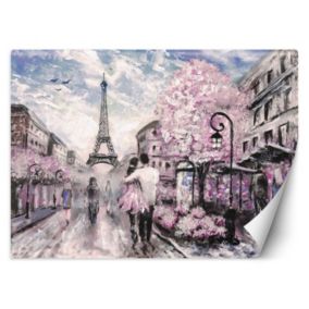 Fototapeta Feeby Spacer po Paryżu malowany  350x245 1 szt
