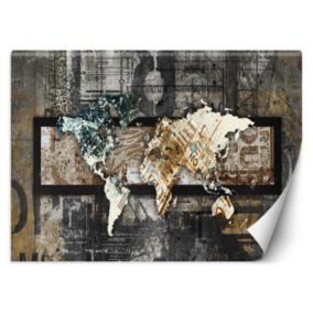 Fototapeta Feeby Stara mapa świata vintage  400x280 1 szt