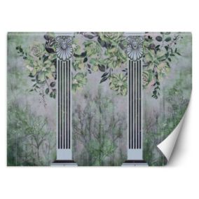 Fototapeta Feeby Starożytne kolumny i kwiaty  250x175 1 szt