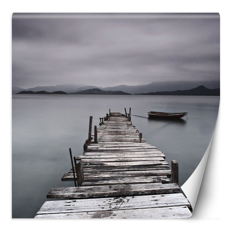 Fototapeta Feeby Stary pomost jezioro  300x300 1 szt