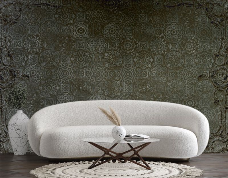 Fototapeta Feeby Szara mandala abstrakcja  350x245 1 szt