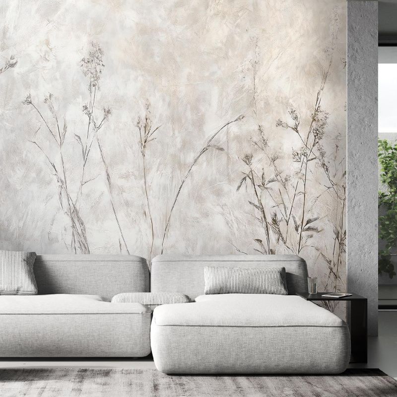 Fototapeta Feeby Szare rośliny we mgle  350x245 1 szt