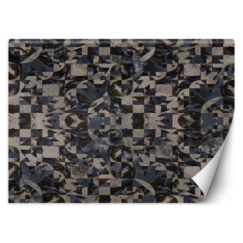 Fototapeta Feeby Szaro brązowa fantazja geometryczna  150x105 1 szt