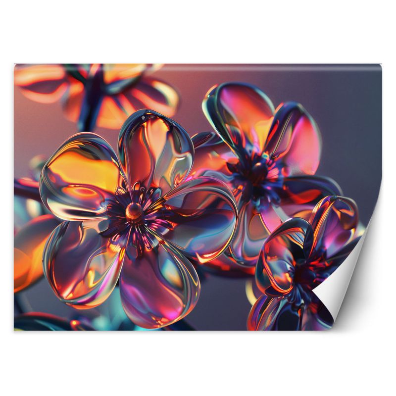 Fototapeta Feeby Szklane kwiaty w pastelowych barwach  350x245 1 szt