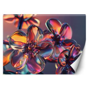 Fototapeta Feeby Szklane kwiaty w pastelowych barwach  350x245 1 szt