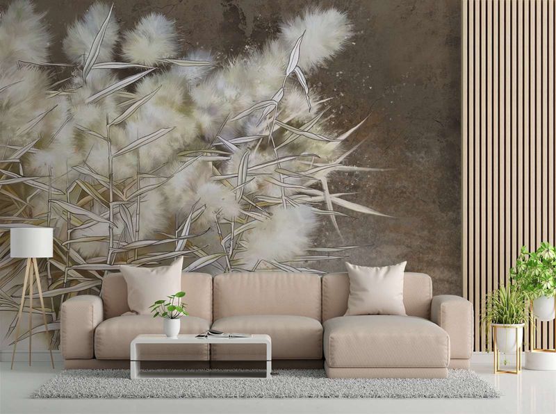 Fototapeta Feeby Trawa pampasowa boho  300x210 1 szt
