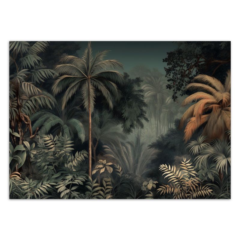Fototapeta Feeby Tropikalna dżungla nocą  350x245 1 szt