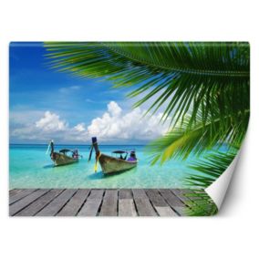Fototapeta Feeby Tropikalna plaża palmy natura  400x280 1 szt