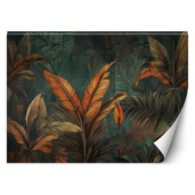 Fototapeta Feeby Tropikalne liście kwiaty  250x175 1 szt