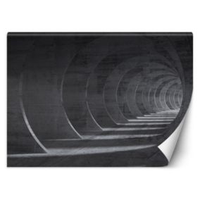 Fototapeta Feeby Tunel szary 3D  350x245 1 szt
